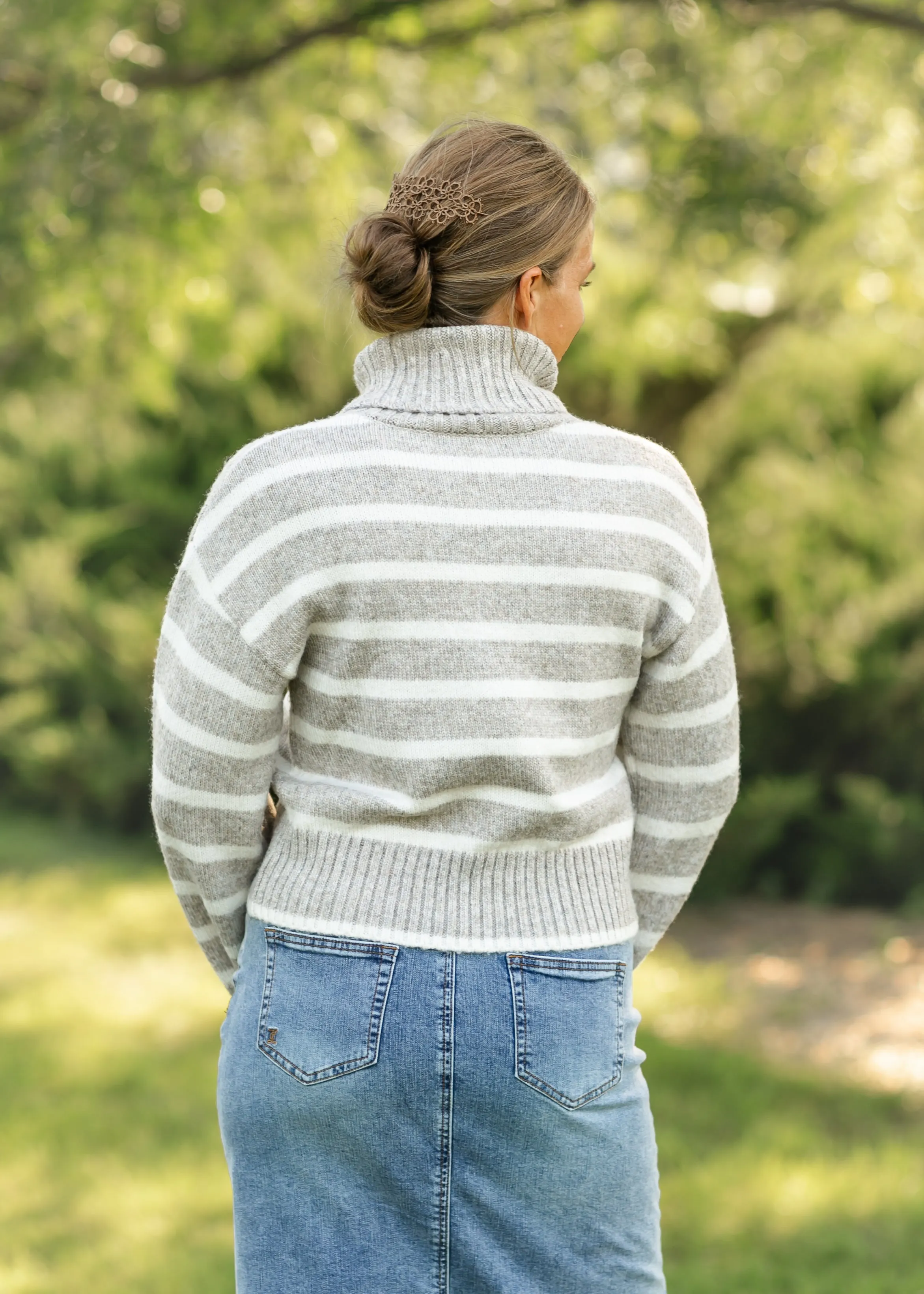 Josephine Striped Turtleneck Sweater - FINAL SALE