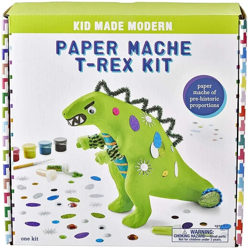 Kid Made Modern - Paint Your Own Paper Mache T Rex