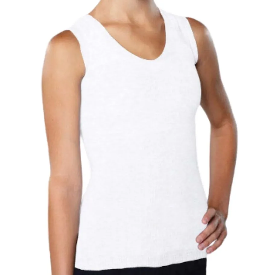 Knit-Rite Unisex Seamless Vest Torso Interface for Brace - V-Neck