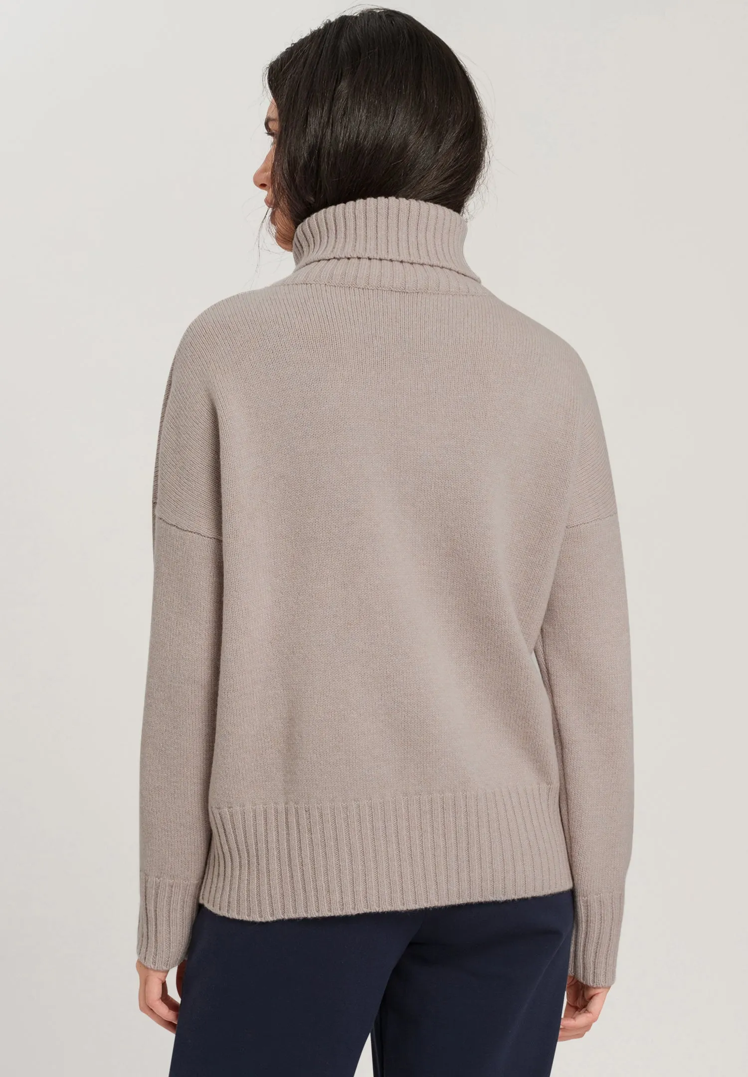 Knits Oversized Wool Turtleneck | Pumice 78699-2805