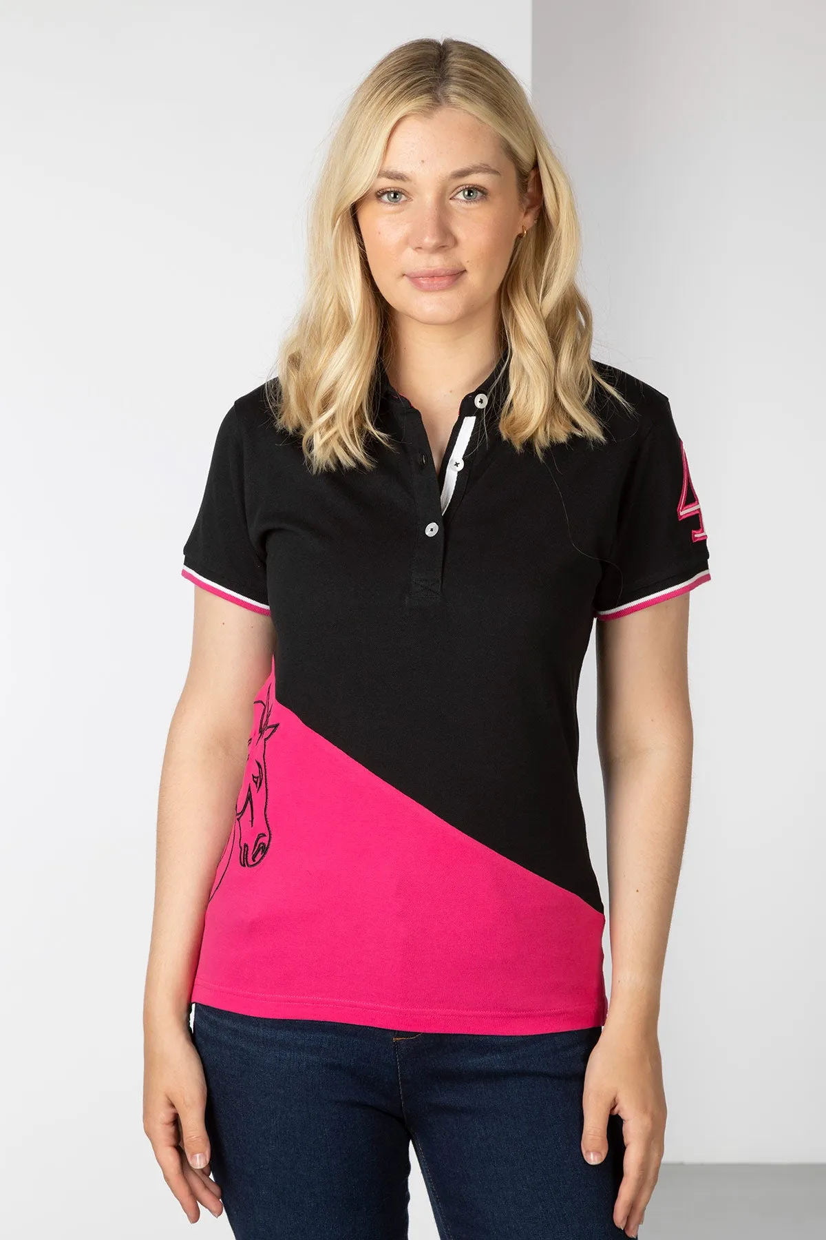 Ladies Lily II Diagonal Polo Shirt