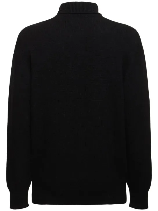 Laneus   Knitted turtleneck sweater 