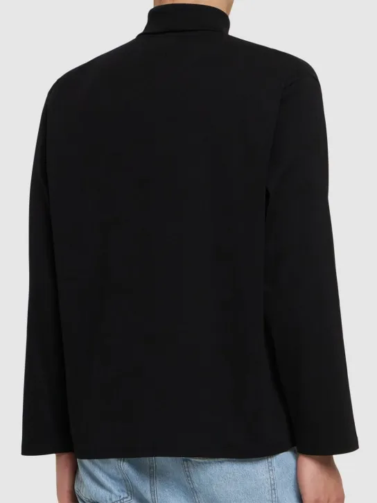 Lanvin   Jersey long sleeve turtleneck t-shirt 