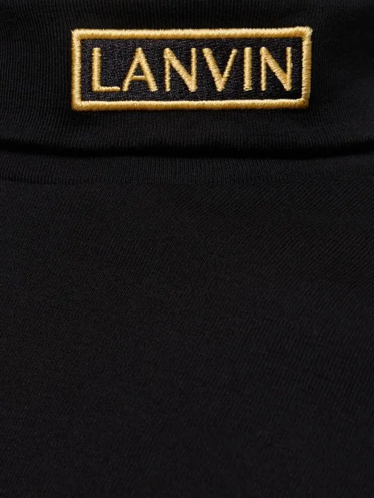 Lanvin   Jersey long sleeve turtleneck t-shirt 