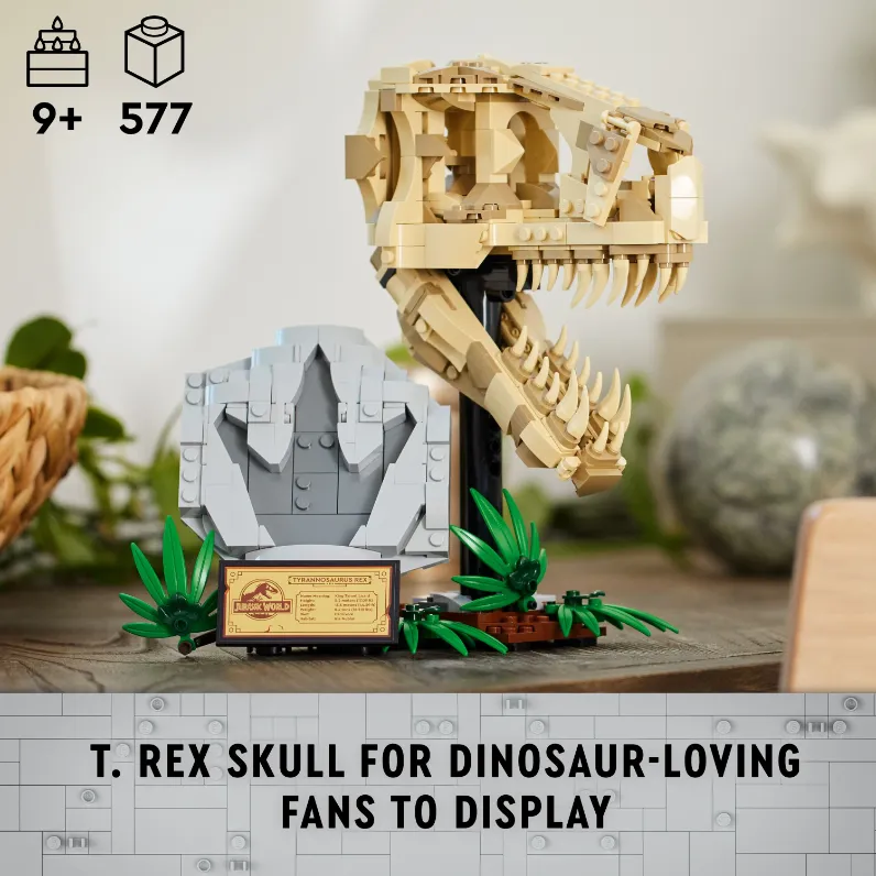 LEGO 76964 Jurassic World Dinosaur Fossils: T.Rex Skull