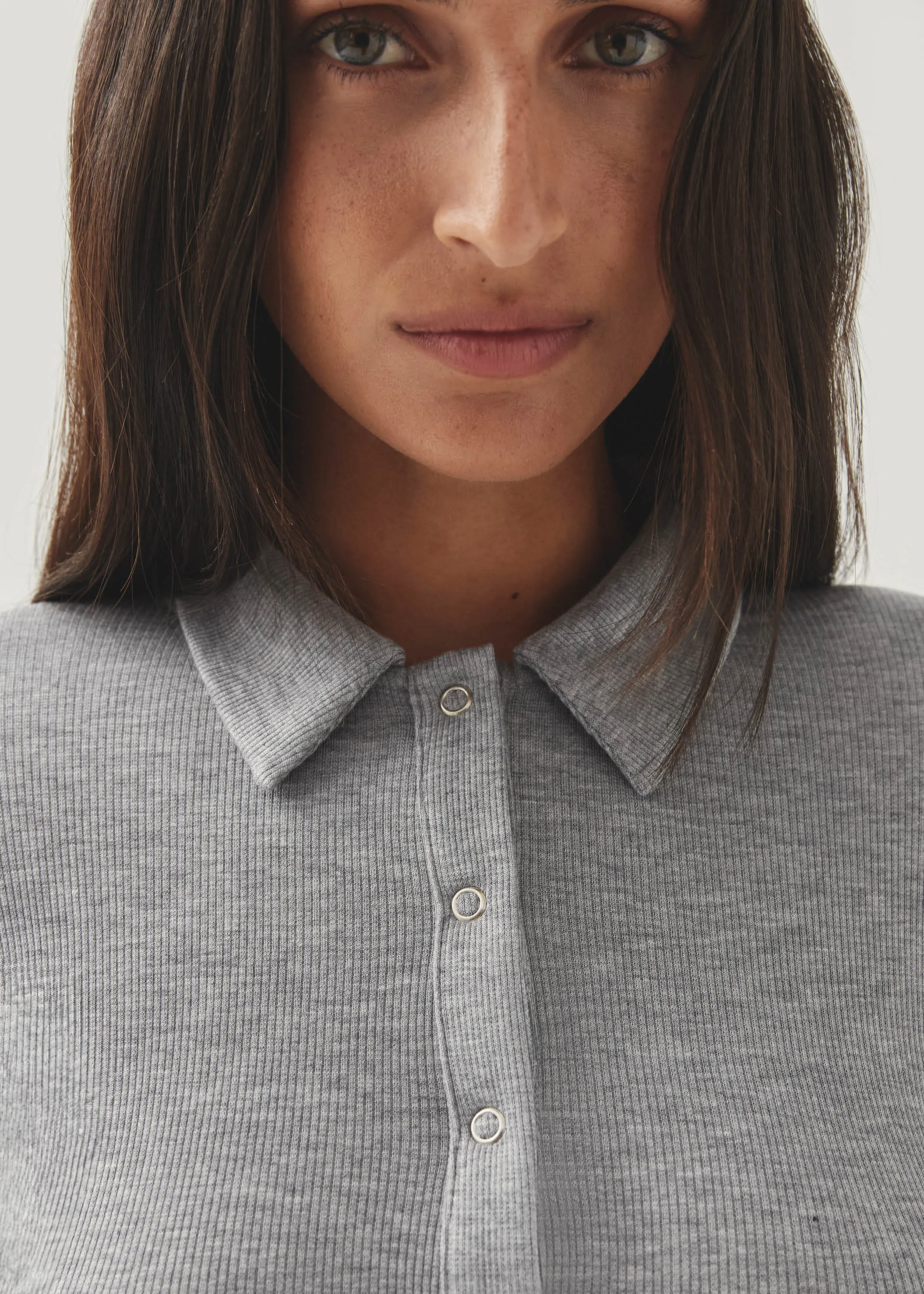 Maghery Grey Melange Top