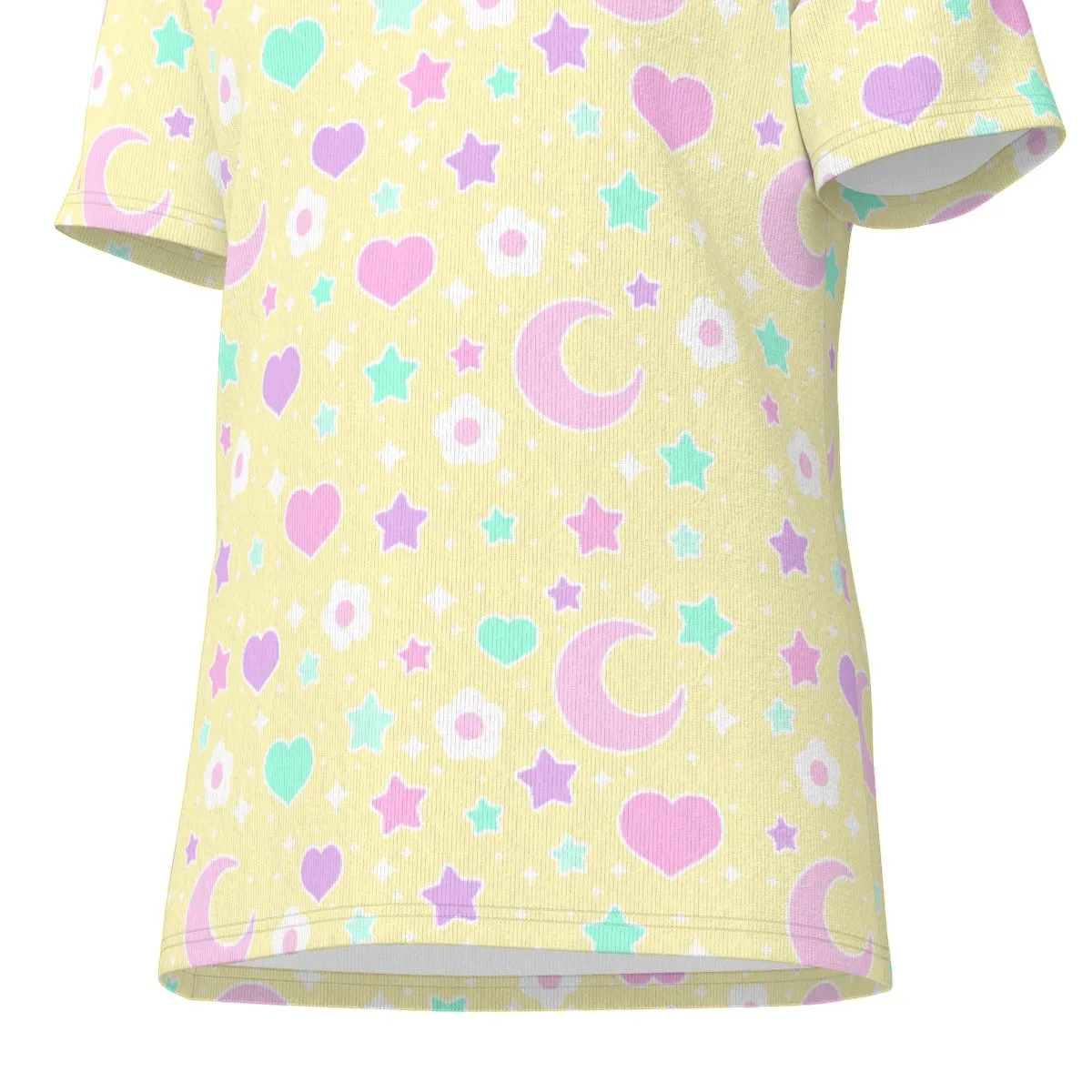 Magical Spring Unisex Cotton T-Shirt (Yellow)