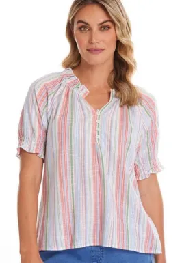 Marco mixed stripe shirt