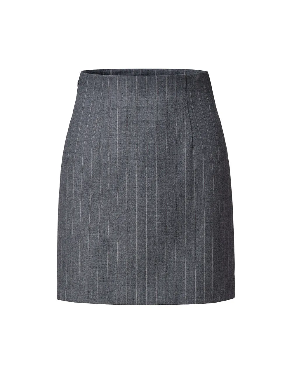 MARK FAST A-shaped wool blend skirt