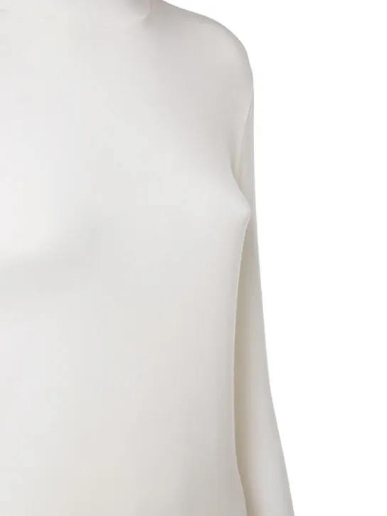 Max Mara   Dede stretch viscose turtleneck top 