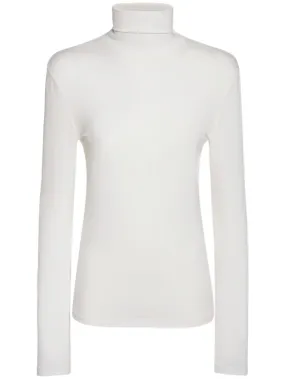 Max Mara   Dede stretch viscose turtleneck top 