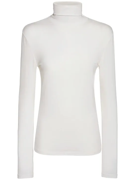 Max Mara   Dede stretch viscose turtleneck top 