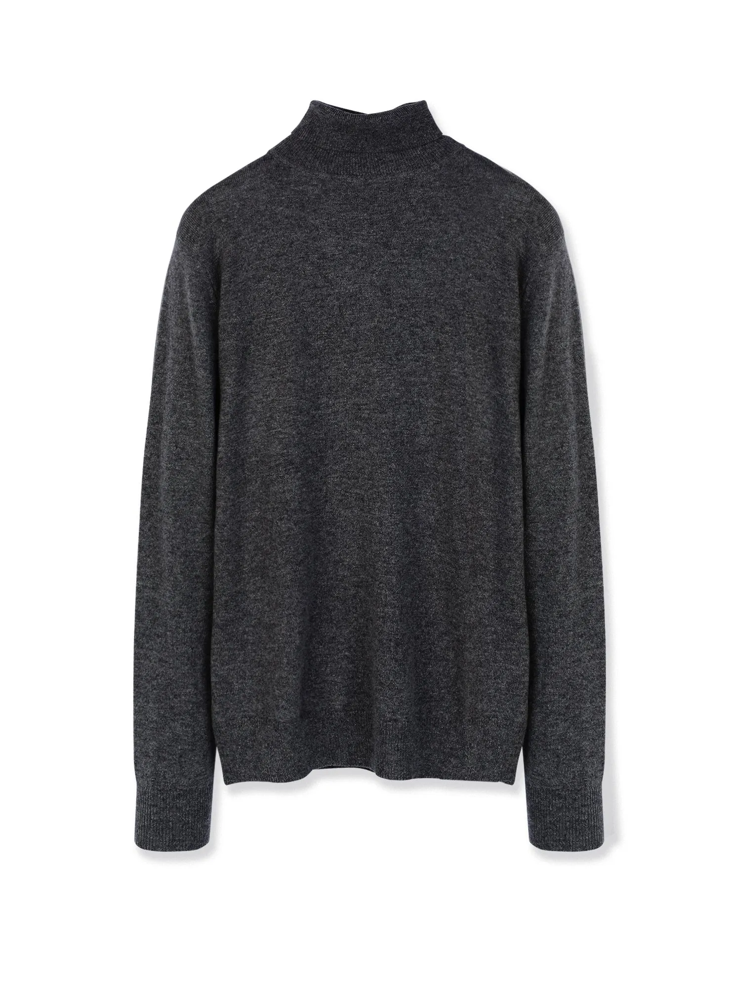 Men Turtleneck Sweater_Graphite