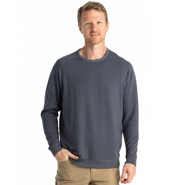 Mens Bamboo Lightweight Fleece Crew