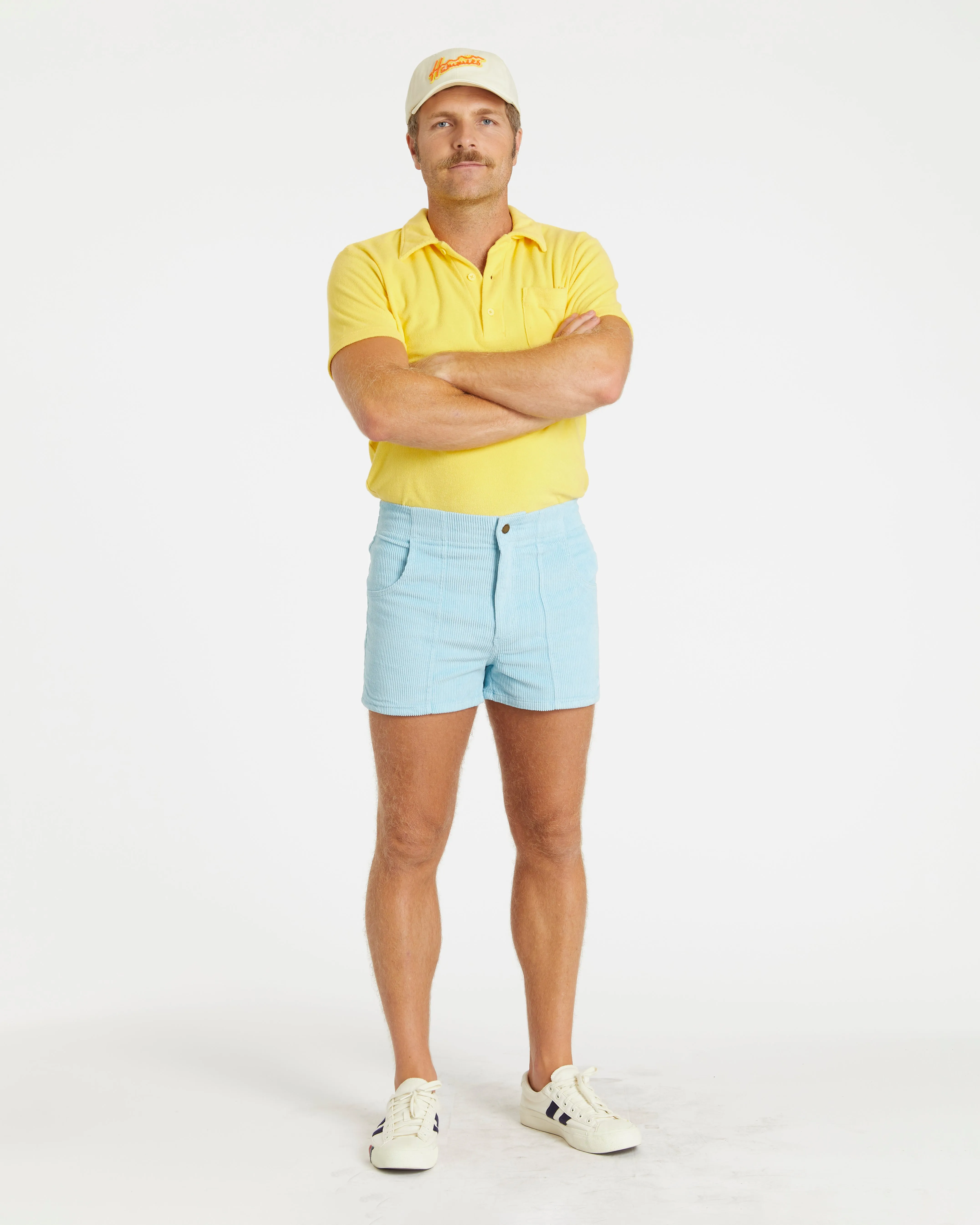 Men's Terry Polo (Yellow)