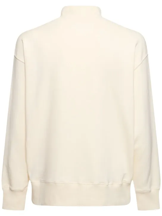 MSGM   Micro logo print turtleneck sweatshirt 