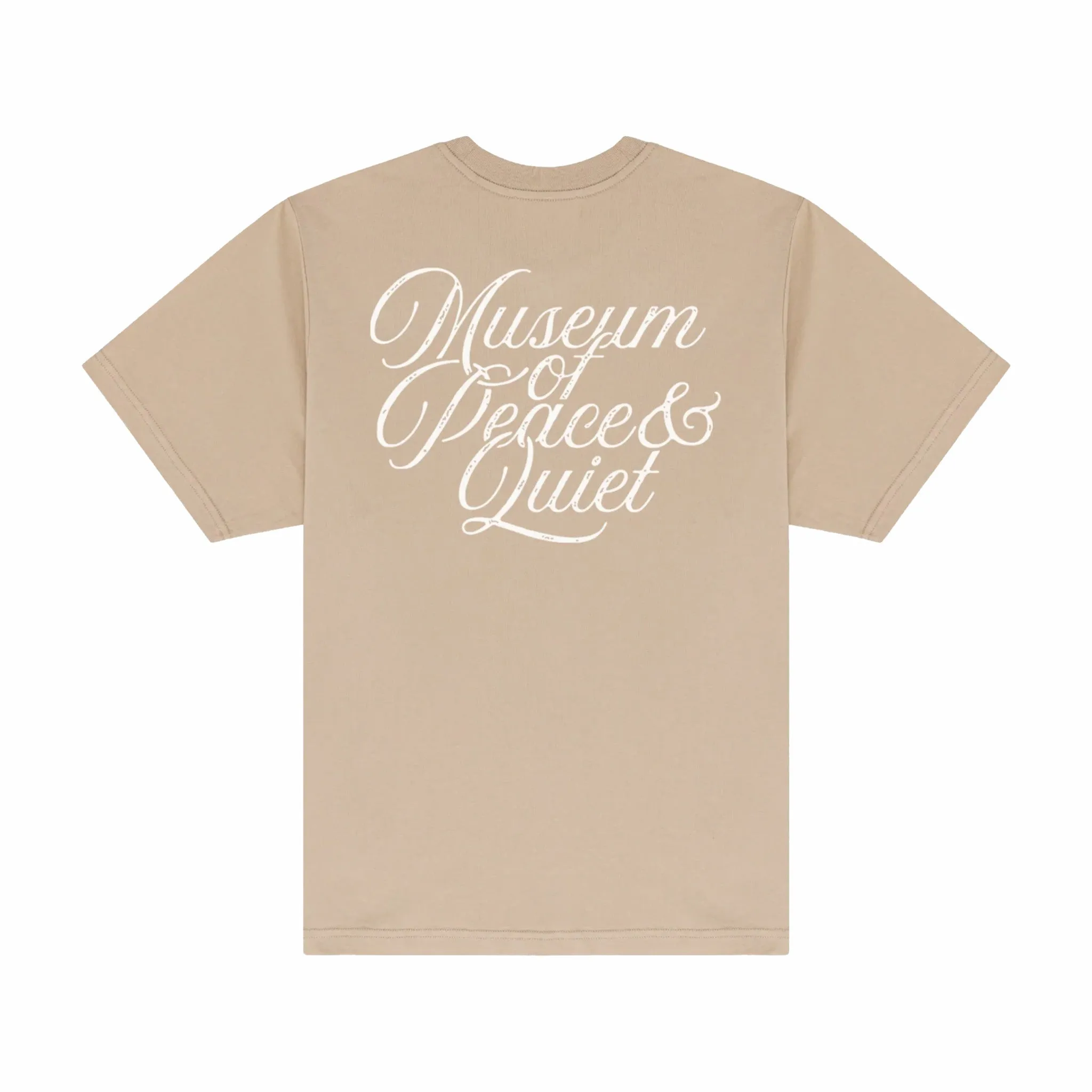 Museum of Peace and Quiet Scribe T-Shirt (Taupe)