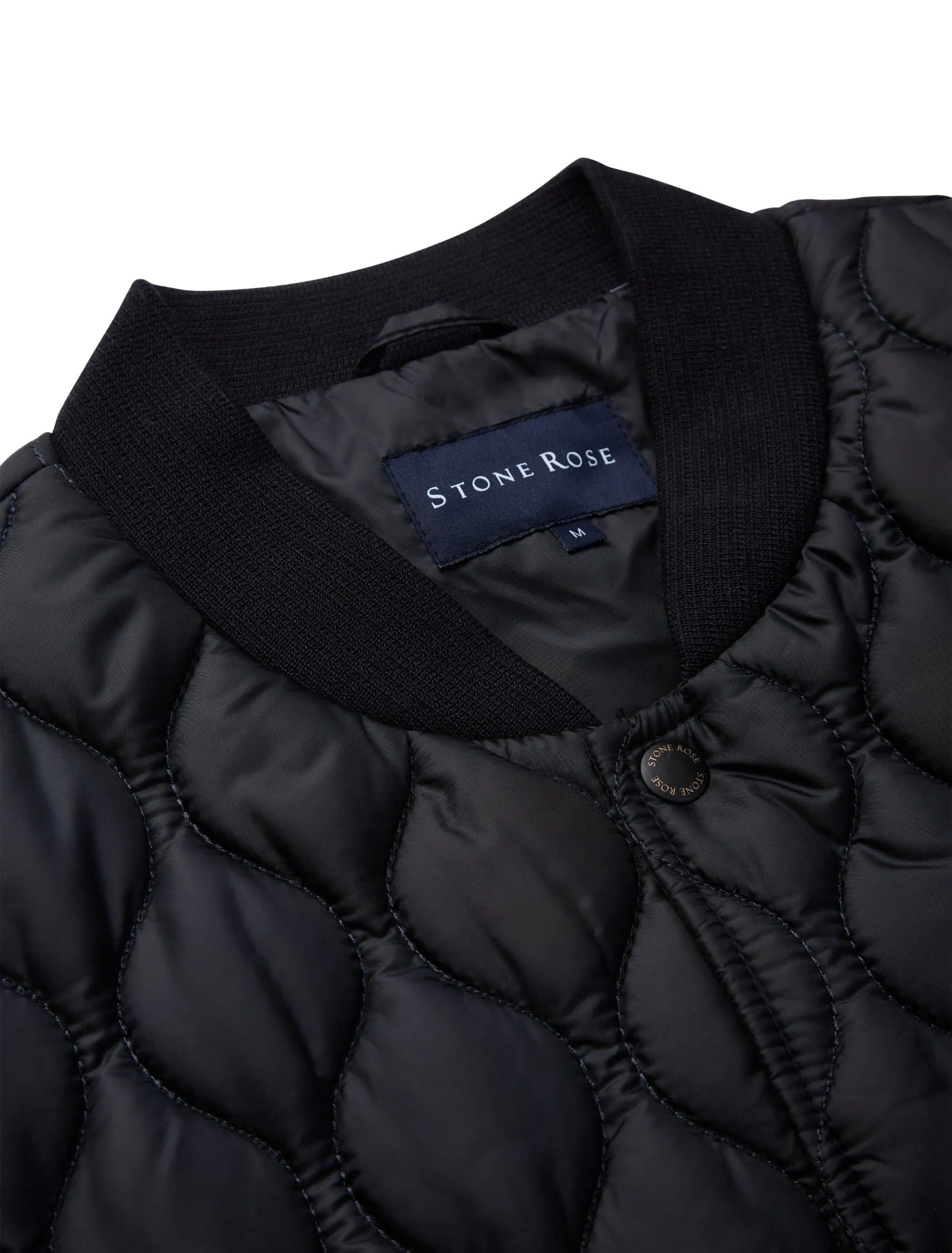 Navy Quilted Puffer Vest