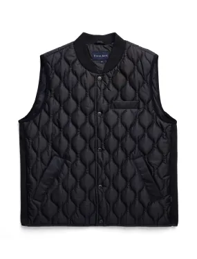 Navy Quilted Puffer Vest