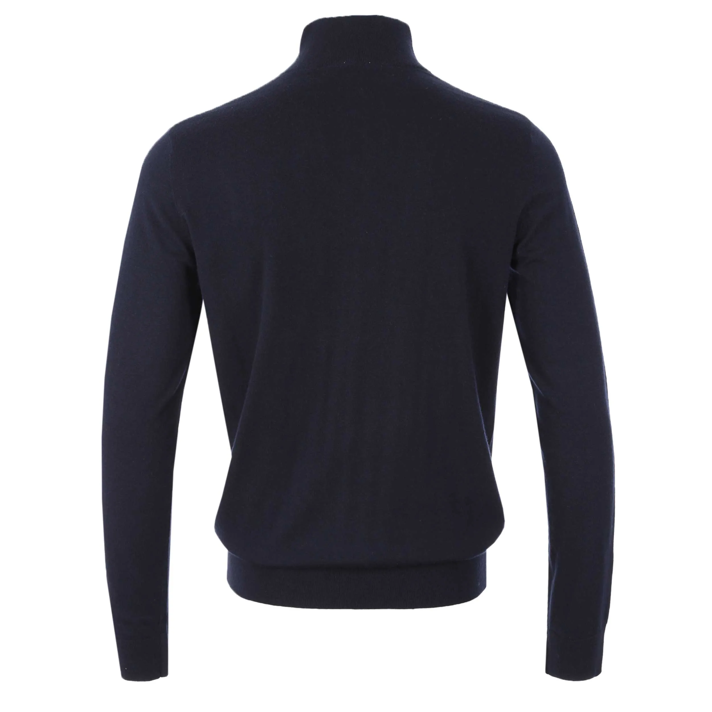 Pal Zileri 2 Button Quarter Zip Knitwear in Navy