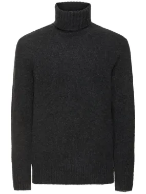 Piacenza Cashmere   Wool knit turtleneck sweater 