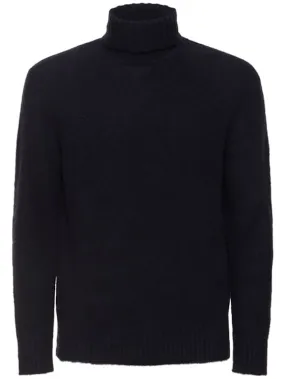 Piacenza Cashmere   Wool knit turtleneck sweater 