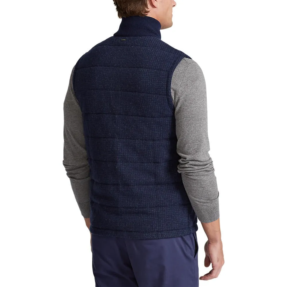 Polo Golf Ralph Lauren Gentsy Merino Vest - French Navy Micro Houndstooth