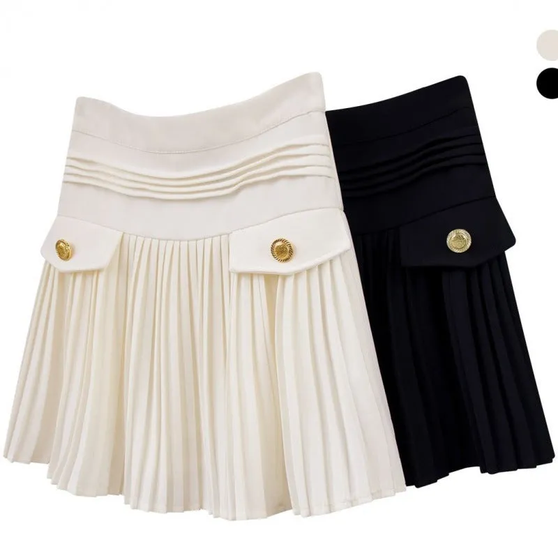 Pre Order:  Chic Pleated Tennis Mini Skirt with Inner Shorts