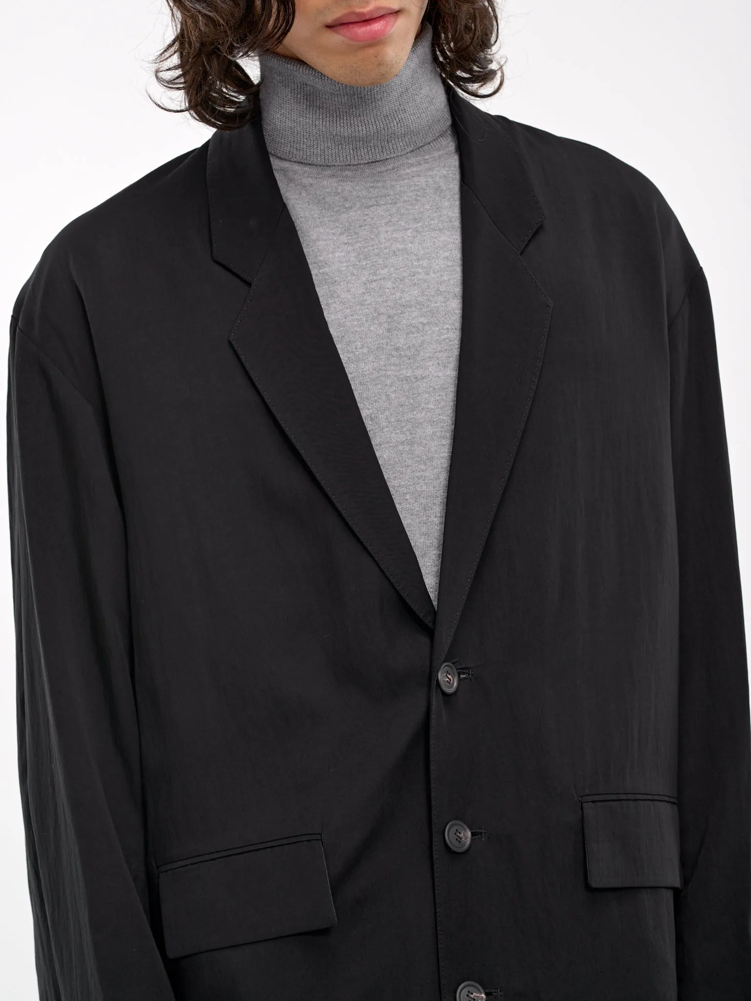 Relaxed Overcoat (S24AW15CT-R-BLACK)