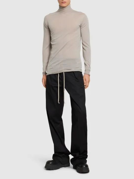 Rick Owens   Level wool turtleneck sweater 