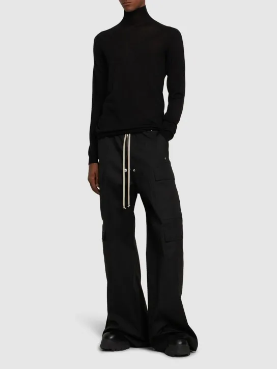 Rick Owens   Level wool turtleneck sweater 