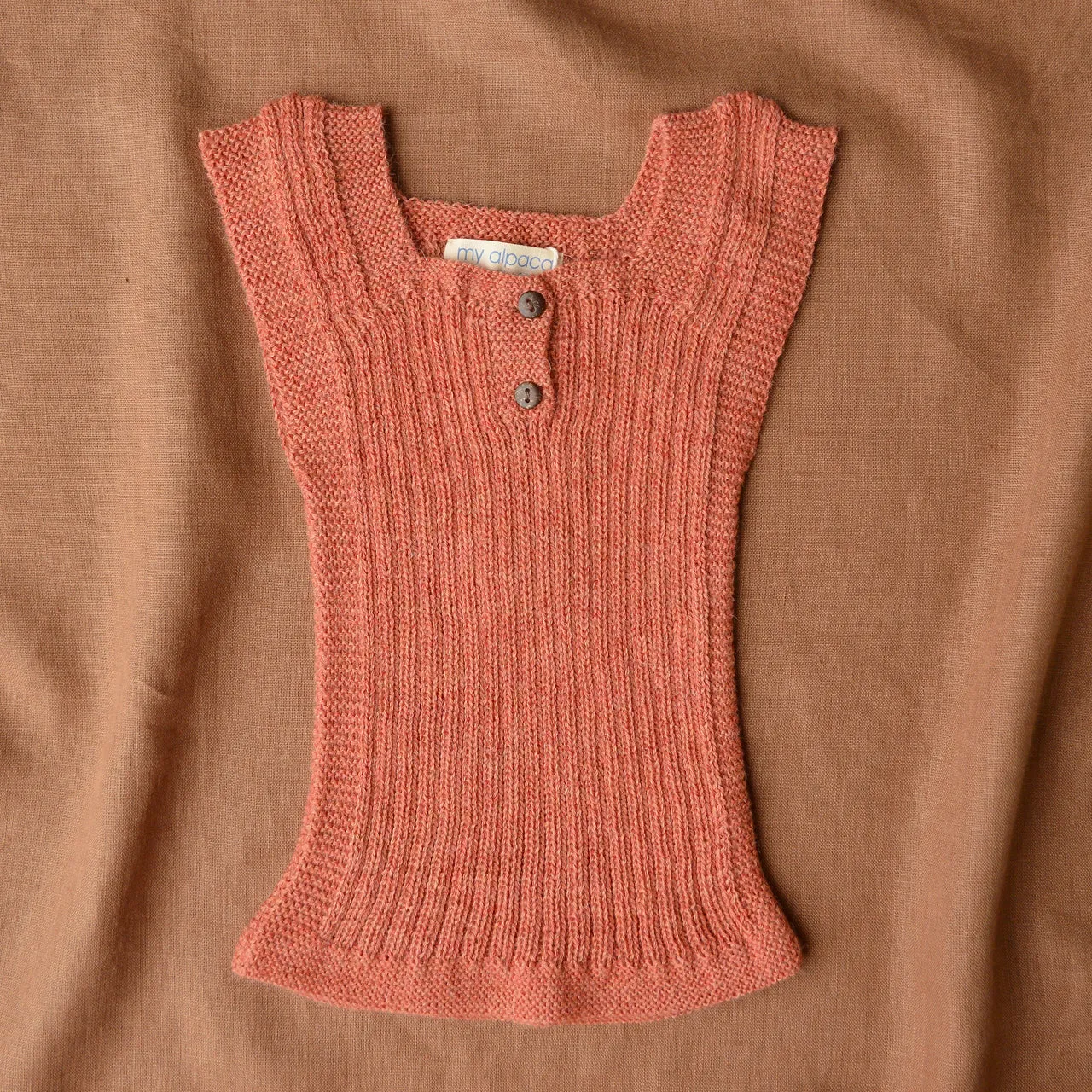 Rico Vest in Baby Alpaca (0-6y)