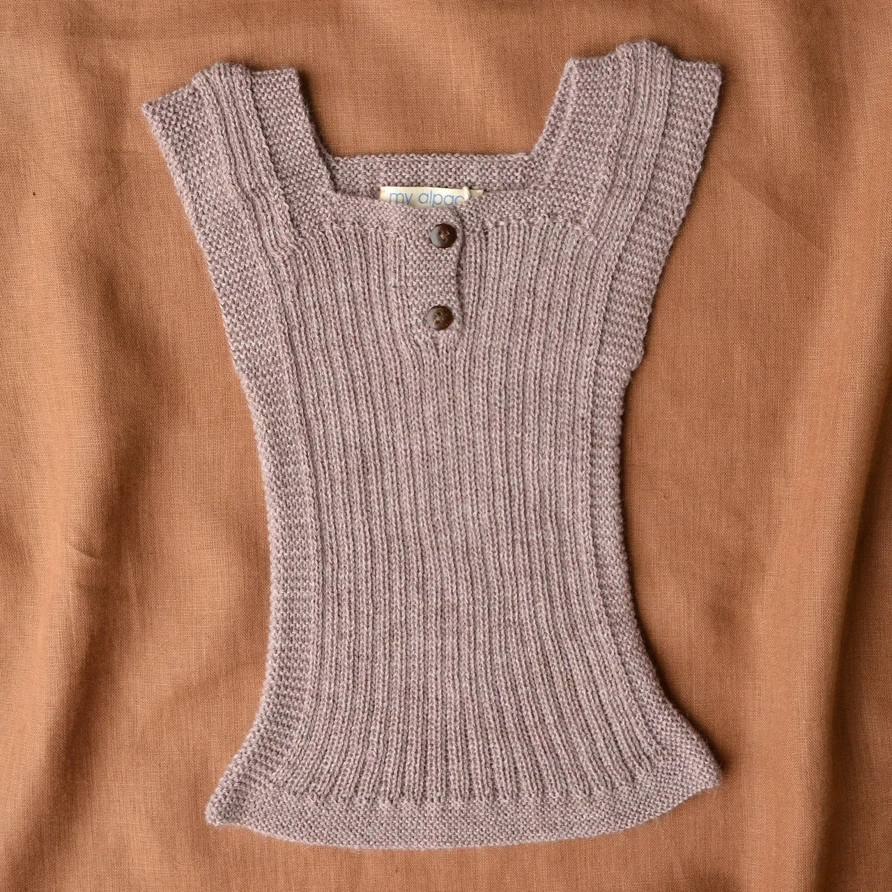 Rico Vest in Baby Alpaca (0-6y)