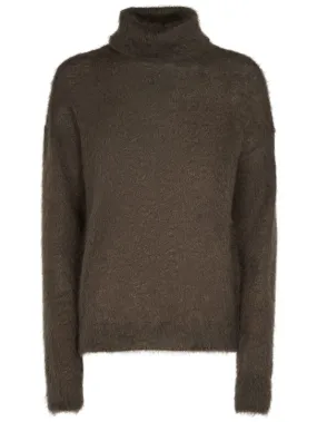 Saint Laurent   Mohair blend turtleneck sweater 