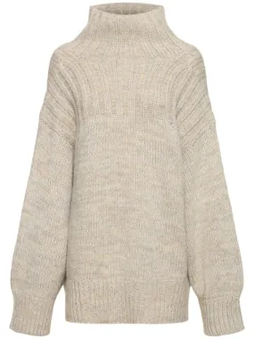 Soeur   Basque wool blend turtleneck sweater 