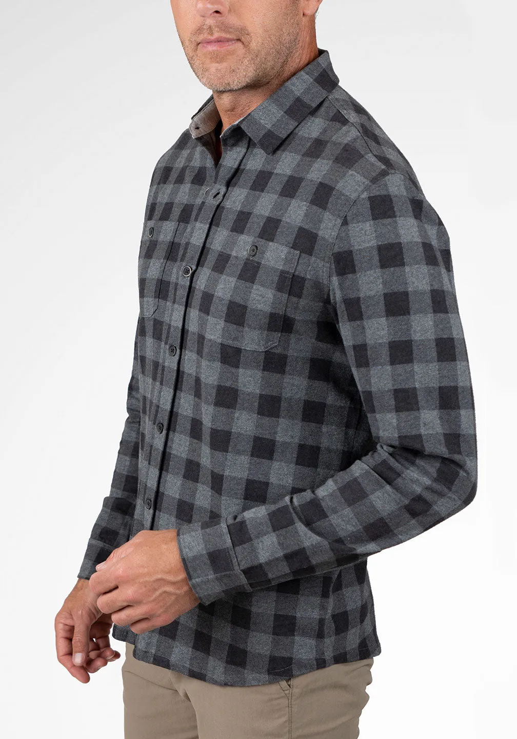 Softest Brushed Jersey Slim-Fit Work Shirt