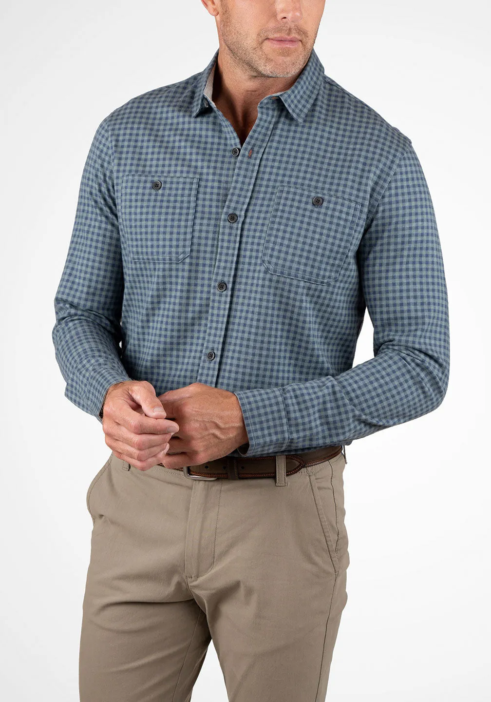 Softest Brushed Jersey Slim-Fit Work Shirt