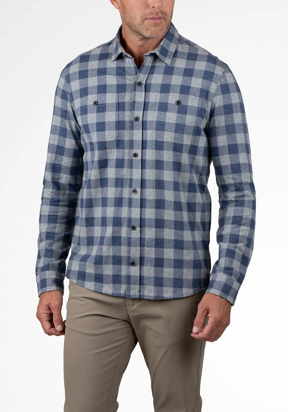 Softest Brushed Jersey Slim-Fit Work Shirt