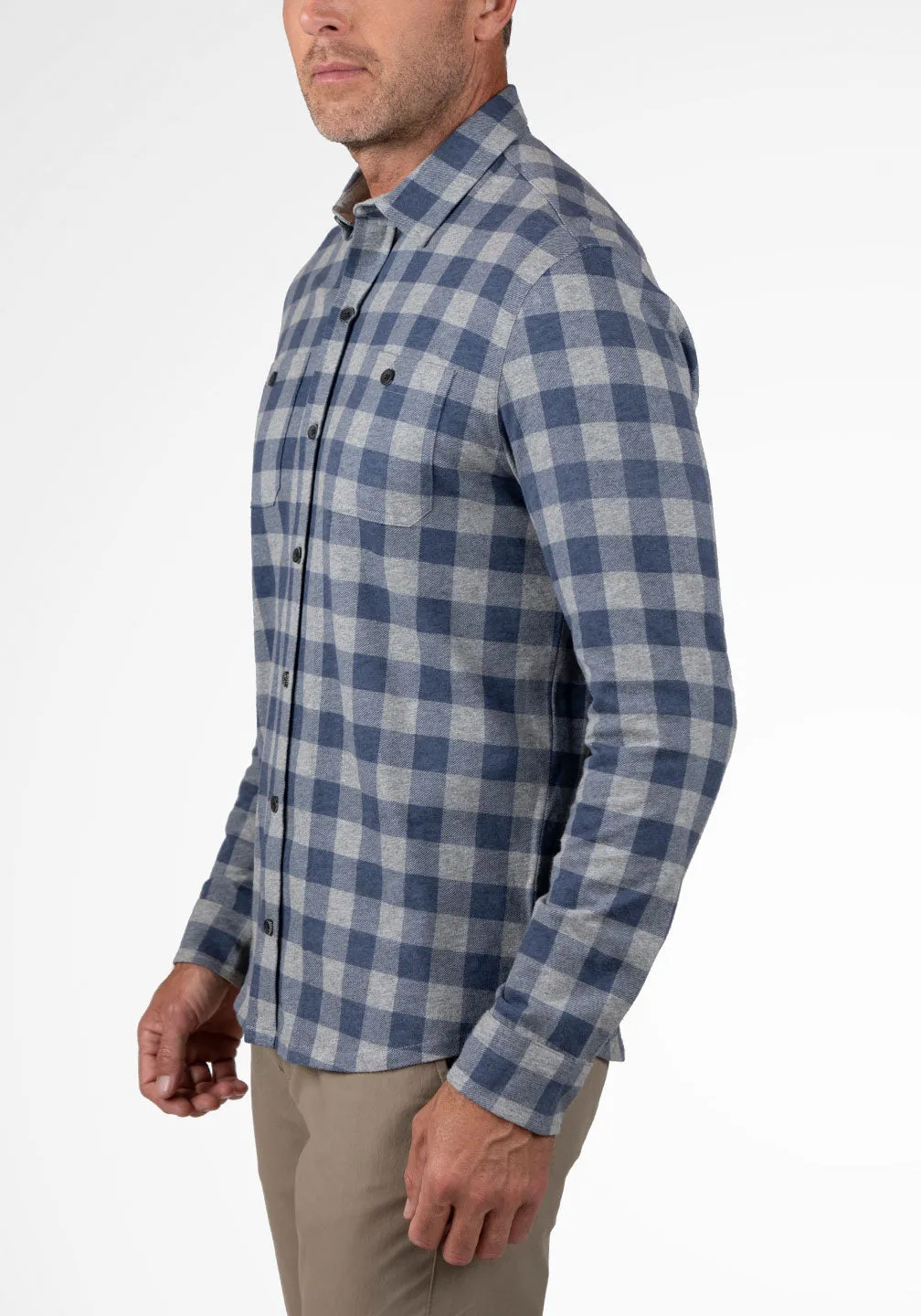 Softest Brushed Jersey Slim-Fit Work Shirt