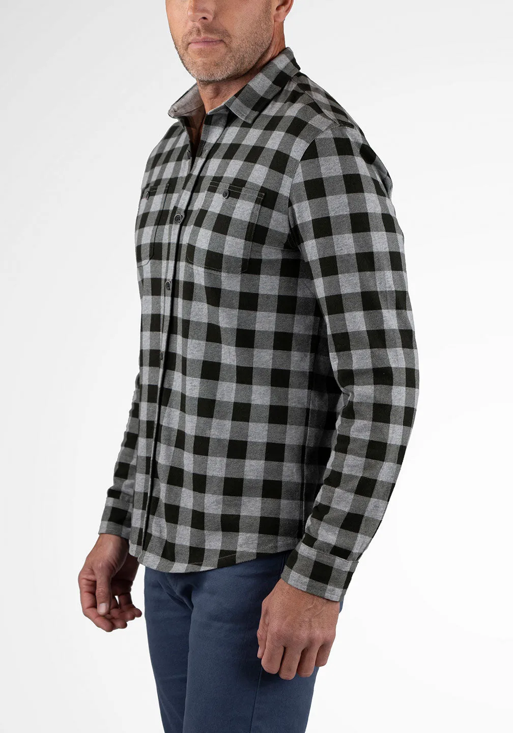 Softest Brushed Jersey Slim-Fit Work Shirt