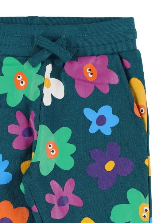 Stella McCartney Kids   Printed organic cotton sweatpants 