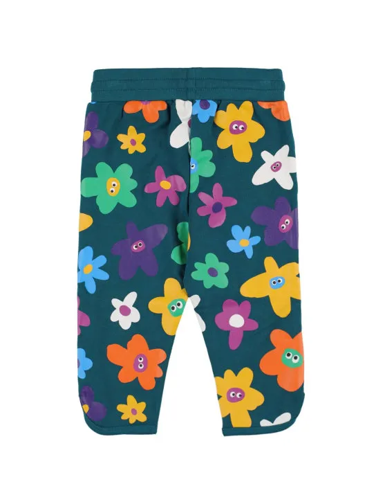 Stella McCartney Kids   Printed organic cotton sweatpants 