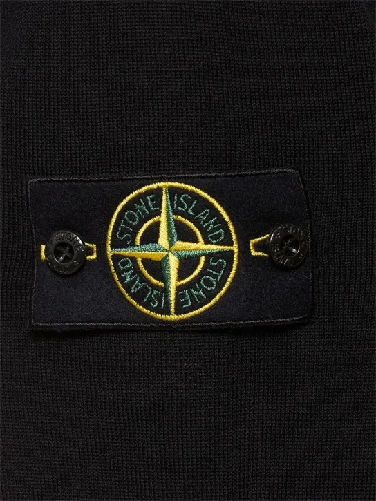 Stone Island   Virgin wool turtleneck sweater 