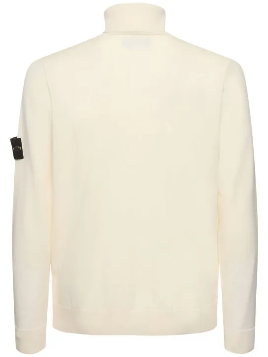 Stone Island   Virgin wool turtleneck sweater 