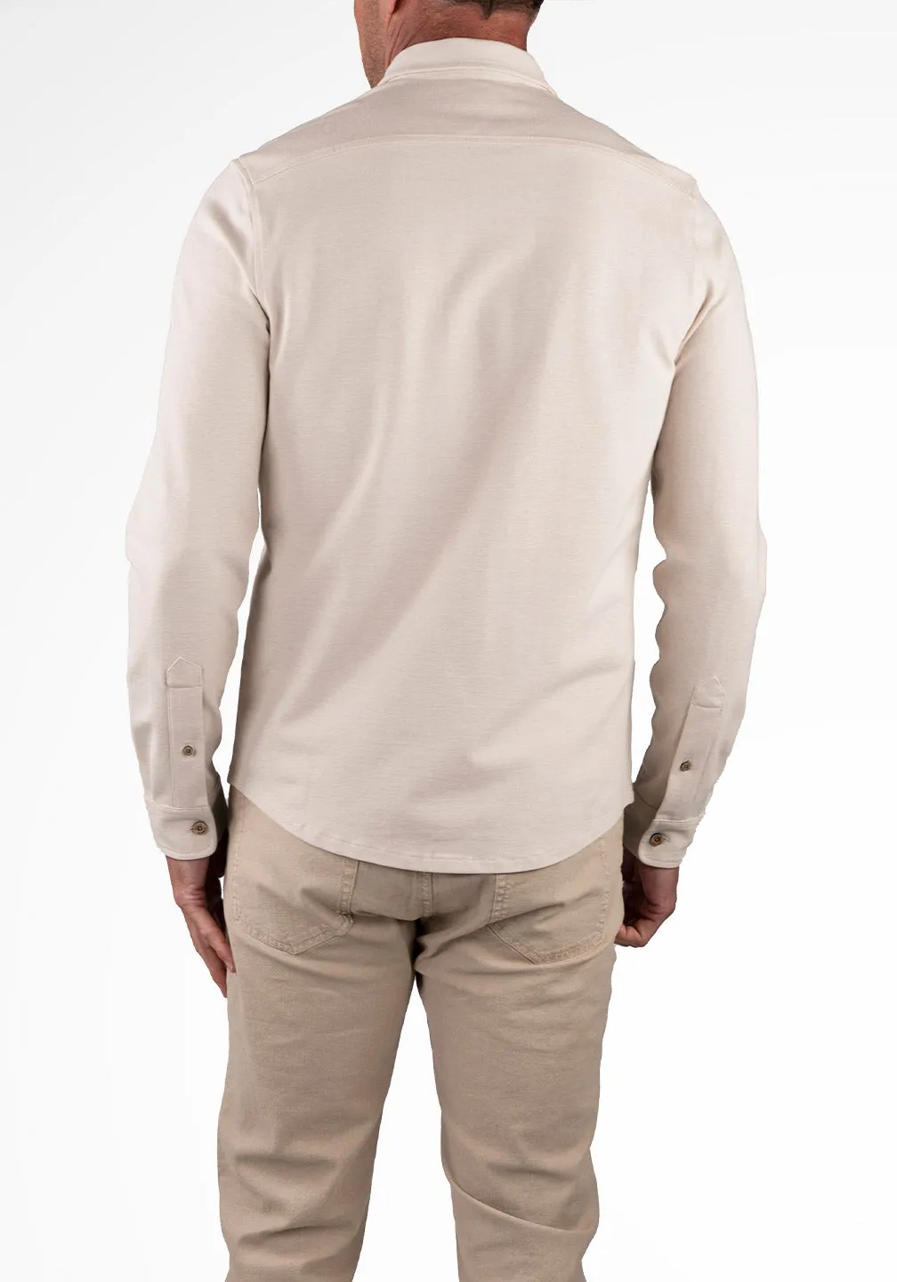 Stretch Birdseye Pique Slim-Fit Knit Shirt