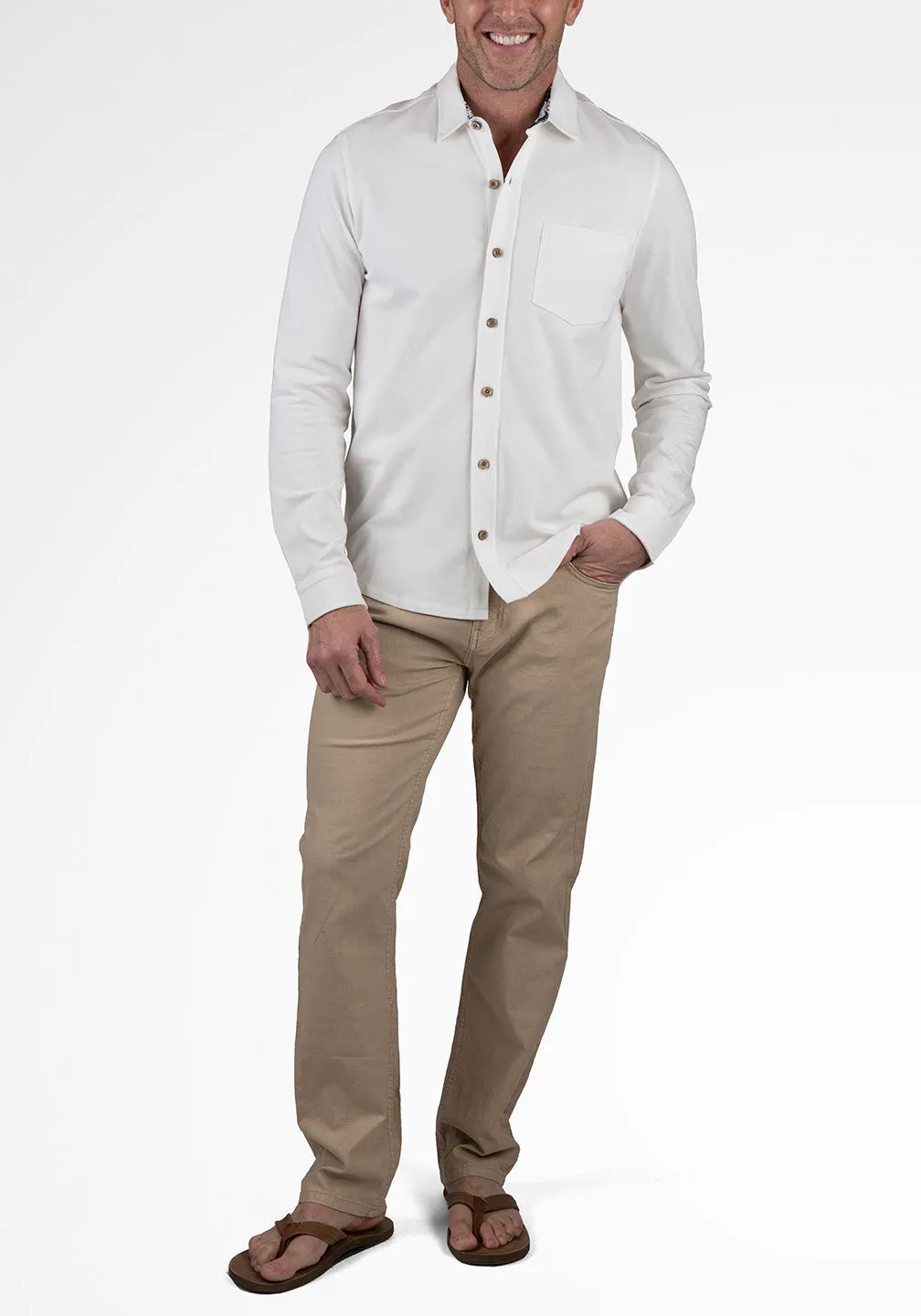 Stretch Birdseye Pique Slim-Fit Knit Shirt