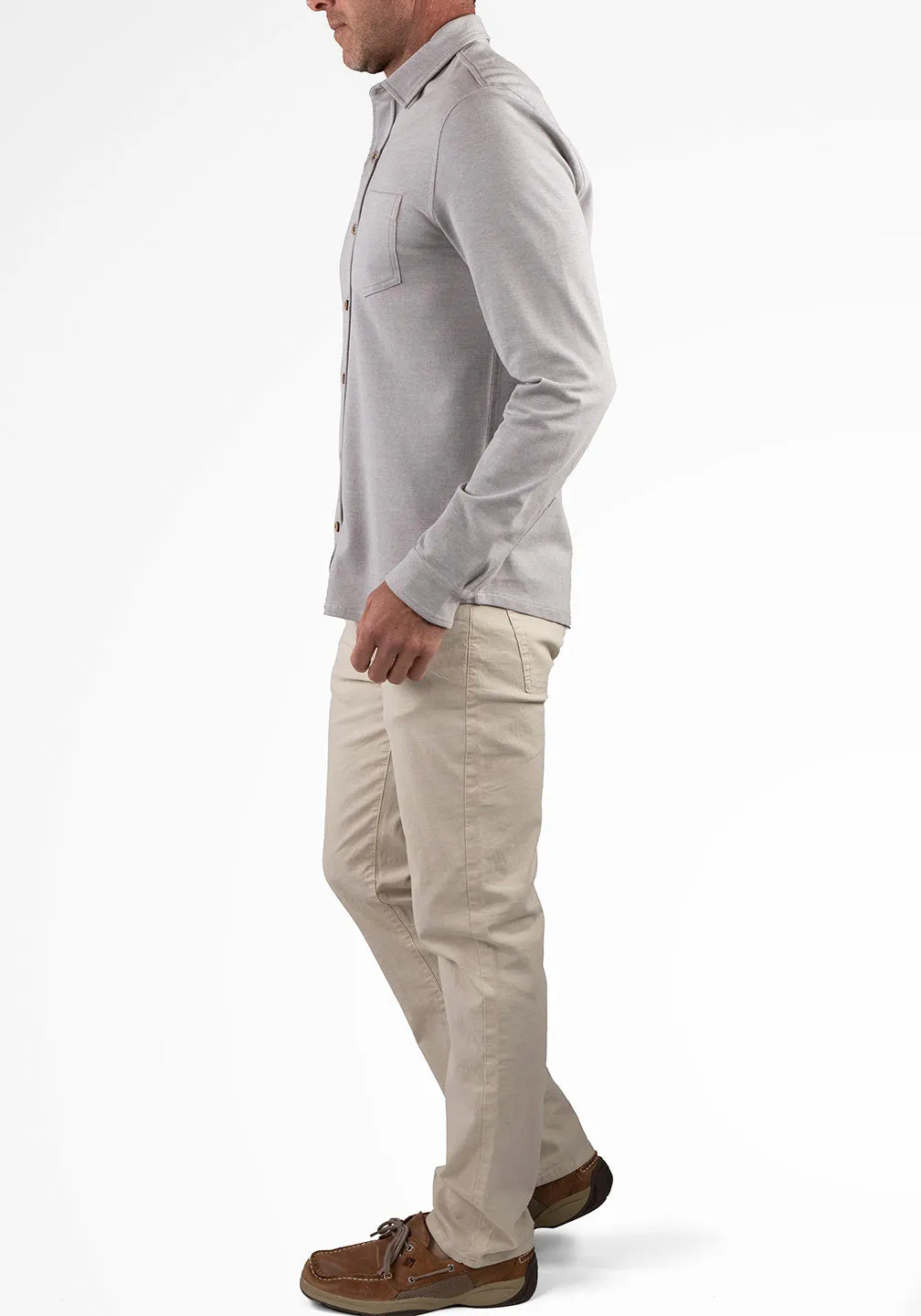 Stretch Birdseye Pique Slim-Fit Knit Shirt