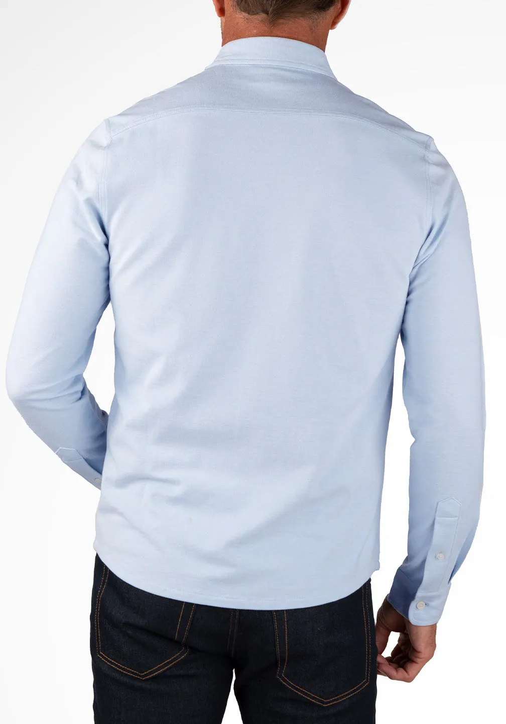 Stretch Birdseye Pique Slim-Fit Knit Shirt