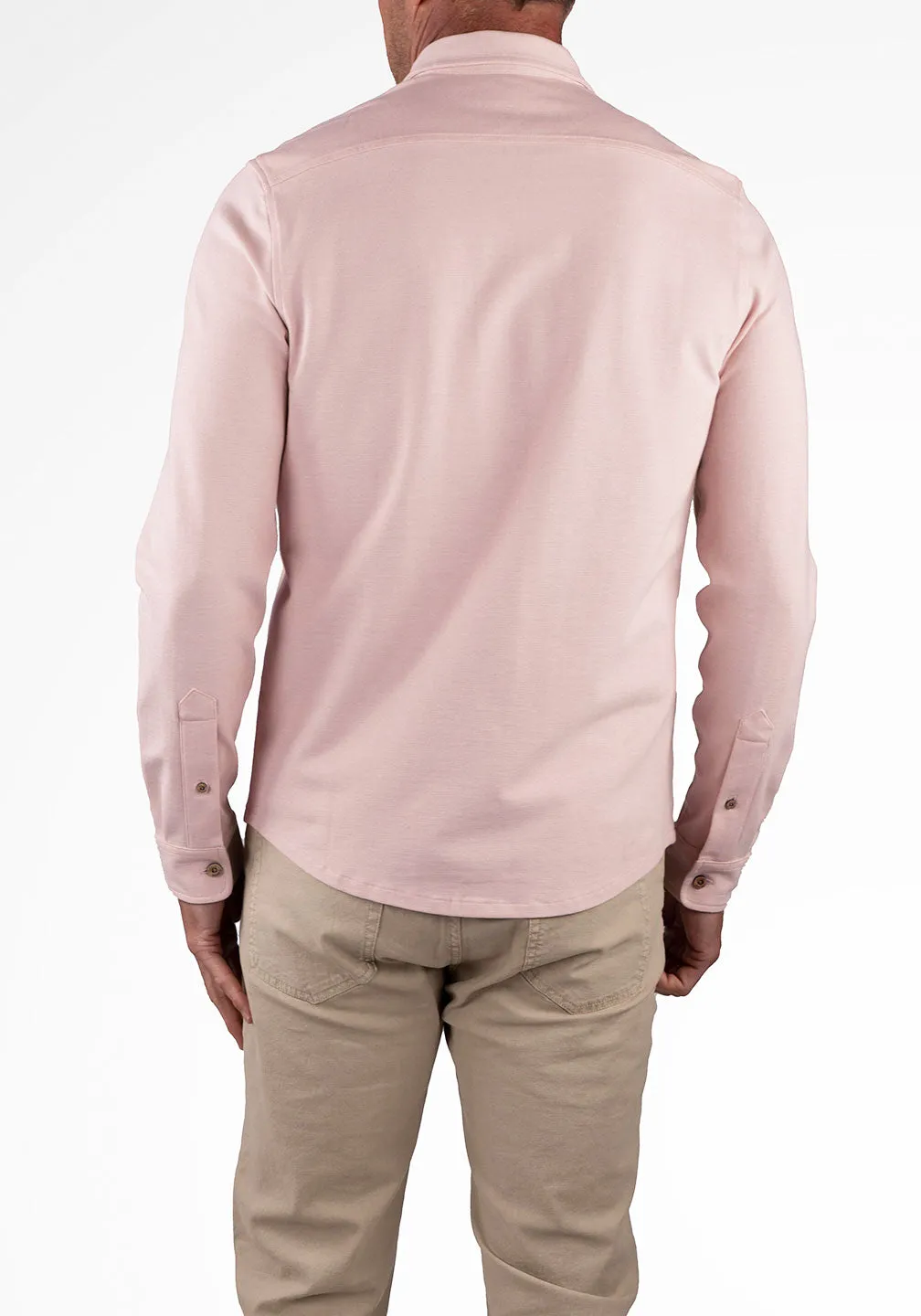 Stretch Birdseye Pique Slim-Fit Knit Shirt