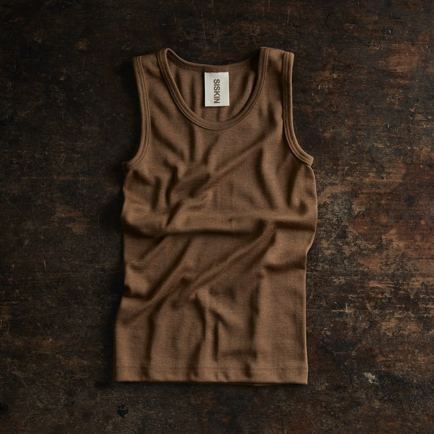 Swift Top - Merino Wool & Silk - Almond